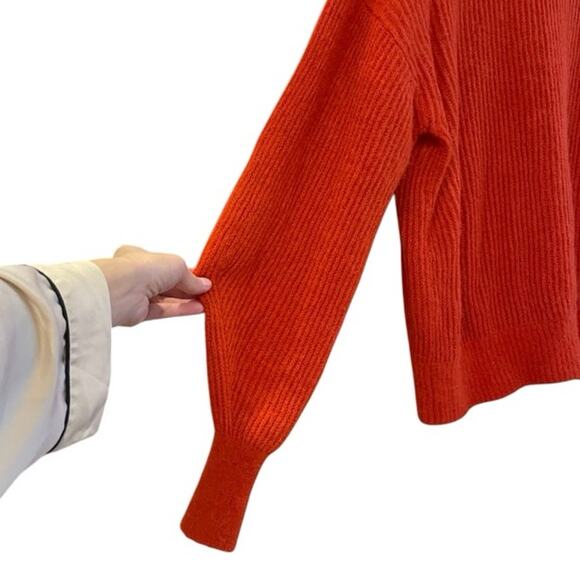 Everlane Oversized Alpaca Crew Sweater Size XL Cozy Cabincore Winter Christmas - Picture 4 of 9